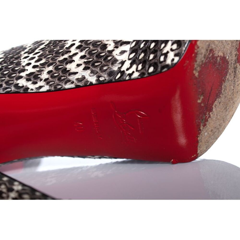 Christian Louboutin Bianca Python Platform Pumps - image 8